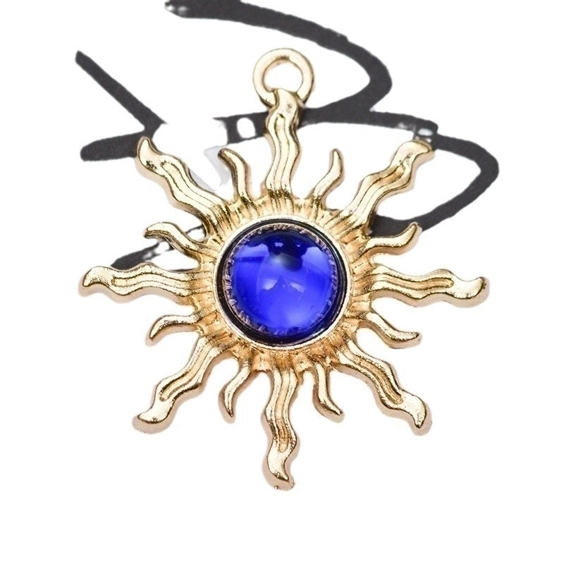 10 Pcs/package Minimalist Sun Alloy Plating Inlay Jewelry Accessories