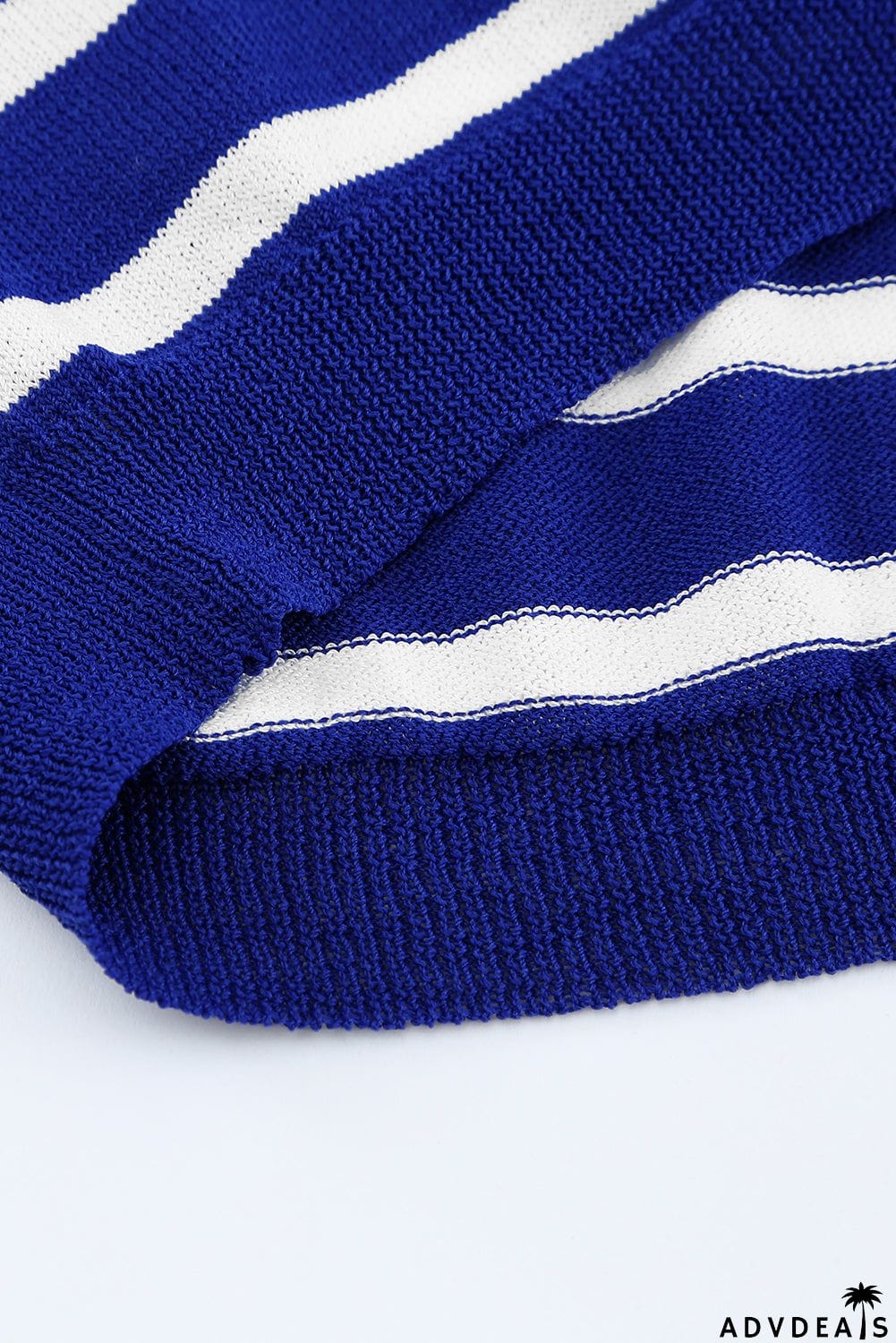 Striped V Neck Sweater