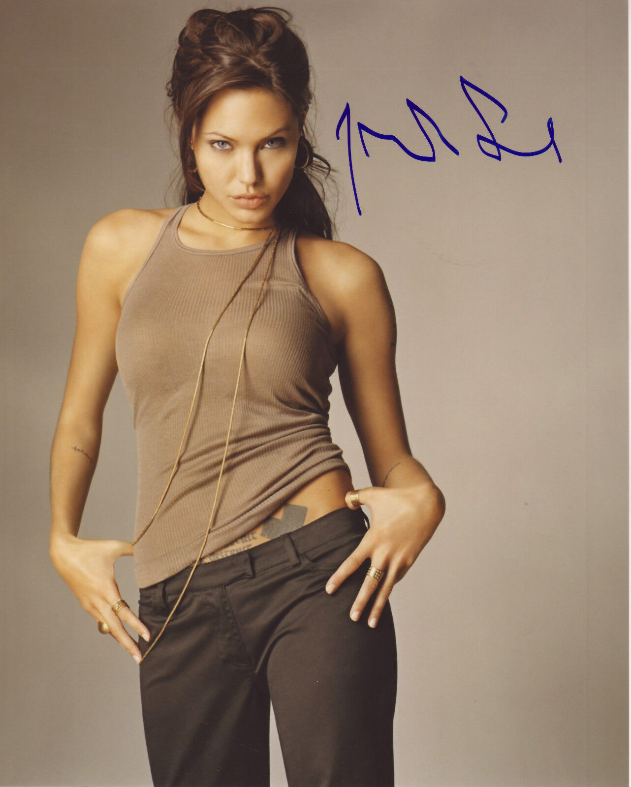 ANGELINA JOLIE AUTOGRAPH SIGNED PP Photo Poster painting POSTER 6