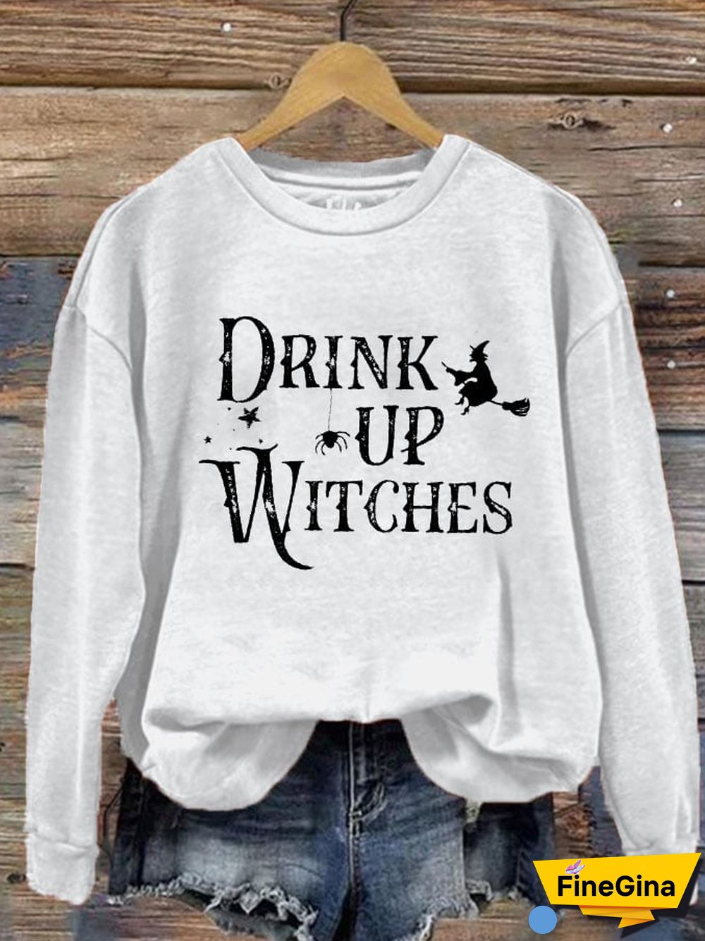 Women's Drink Up Witches Casual Sweatshirt