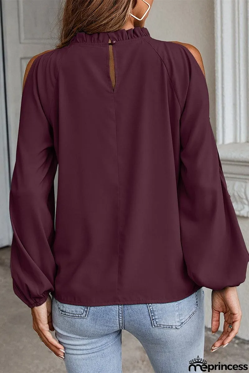 Elegant Solid Half A Turtleneck Tops