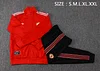 25/26 Manchester United Red long zipper  Training Jacket Set