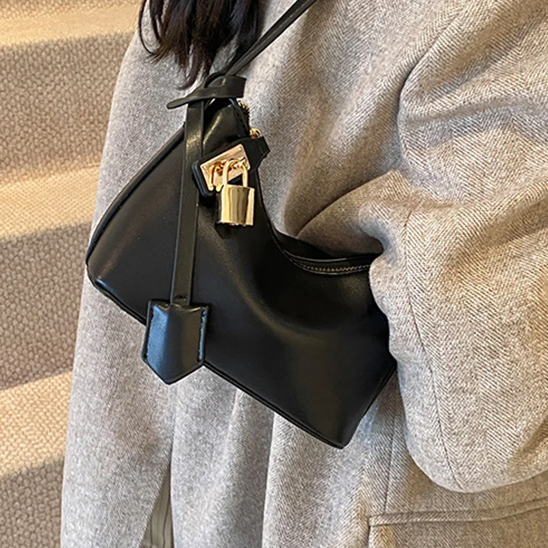 Modische Unterarm-Handtasche aus PU-Leder für Damen