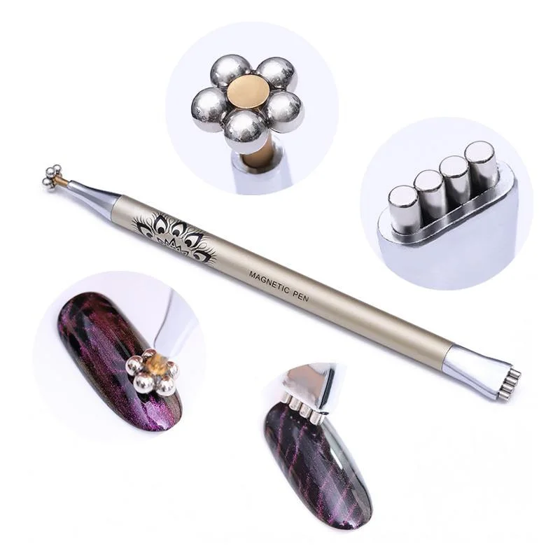 Magnetic Nail Art Stick 9D Cat Eyes Effect Strong Magnet Board Painting Gel 5D cat magnetic Nail Gel Polish Varnish Tools-Nail Inspo