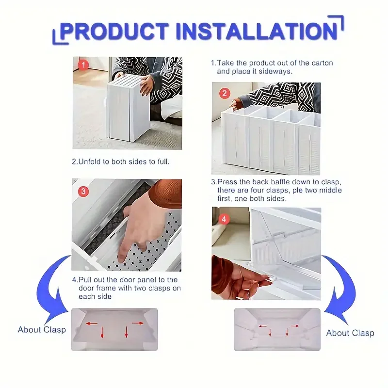 3 6 tier stackable shoe box with lid clear plastic foldable shoe storage organizer waterproof no     for easy visibility ideal for home or dorm use   spacesaving organizer foldable shoe box 3