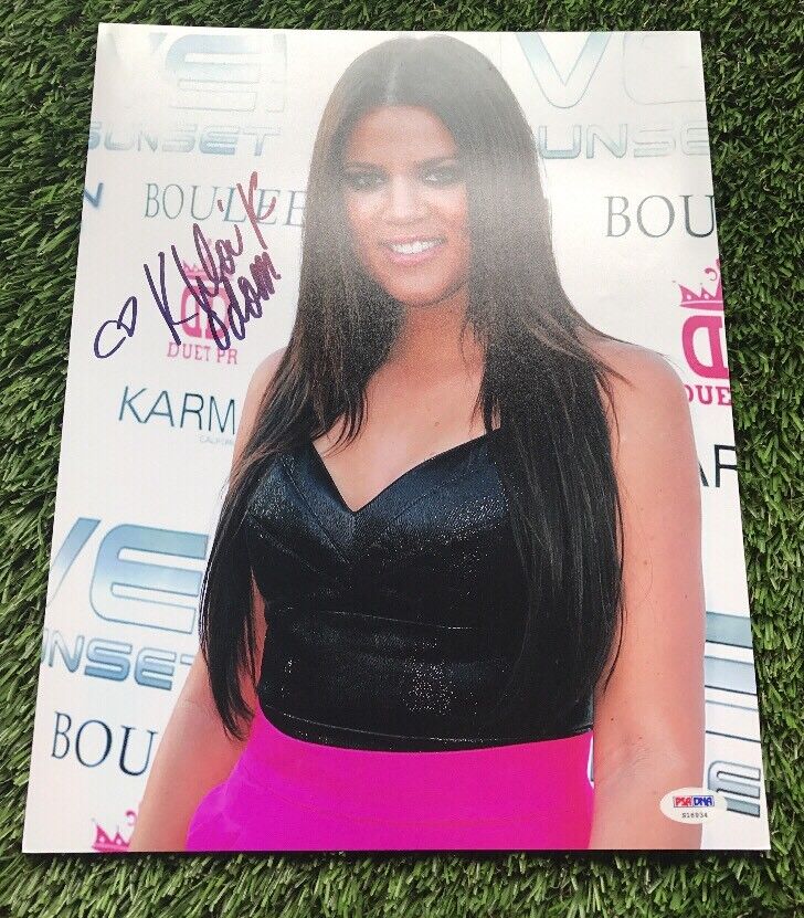 Khloe Kardashian Signed Authentic 11X14 Photo Poster painting Autographed PSA/DNA COA