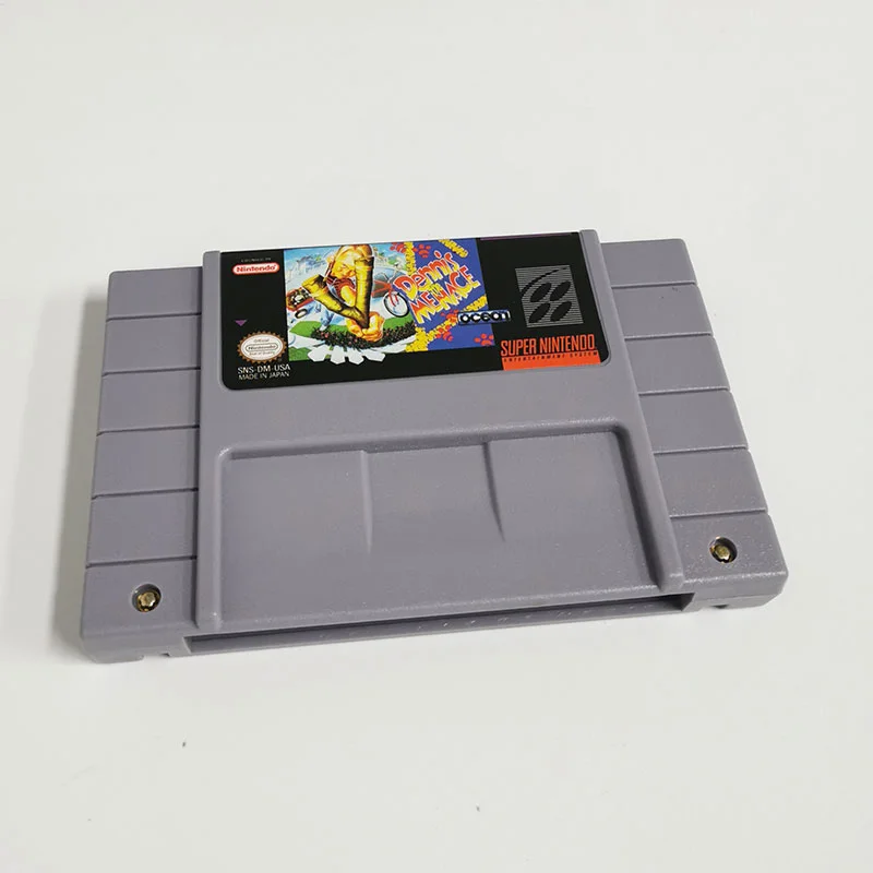 Dennis the Menace SNES For Super Nintendo Entertainment System - 16 Bit US Version Game Cartridge