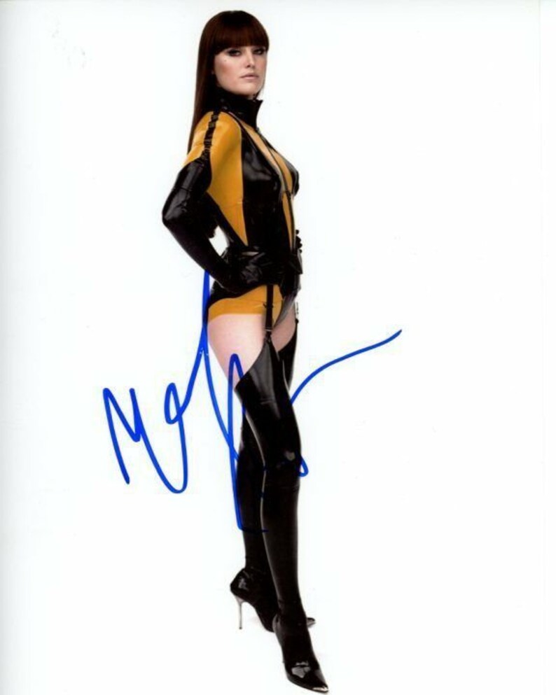 Malin akerman signed autographed watchmen laurie jupiter silk spectre Photo Poster painting