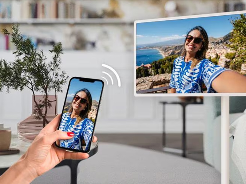 TV mirroring allows you to display the content from your smartphone