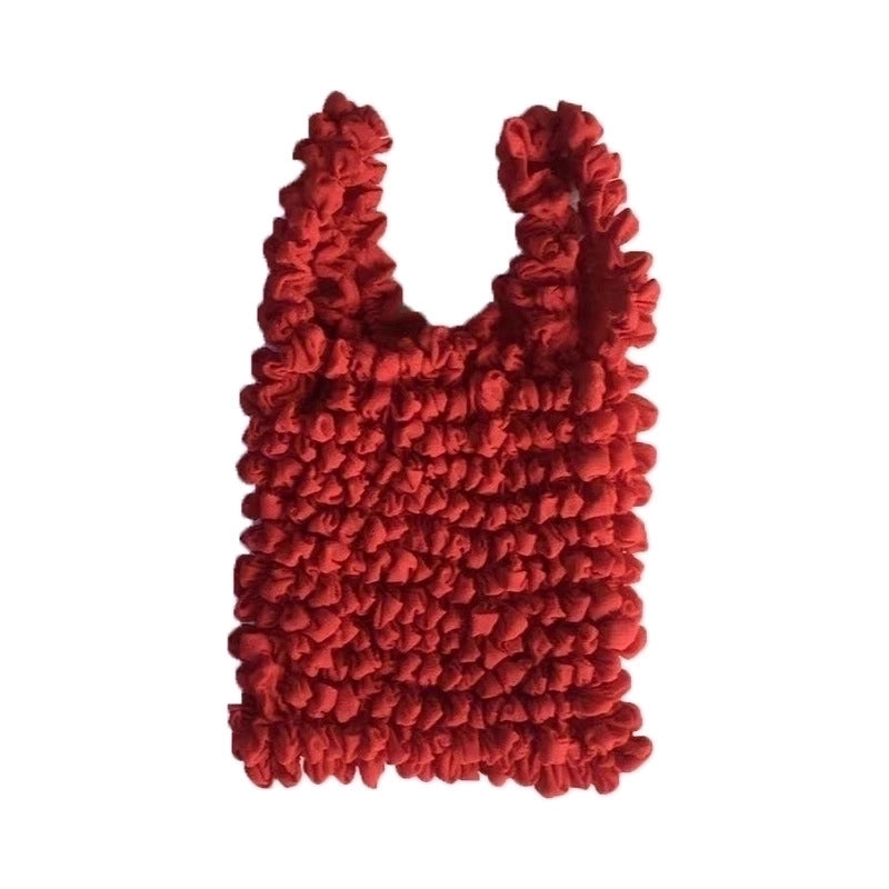 Casual Solid Color Polyester Household Shopping Bag 1 Piece