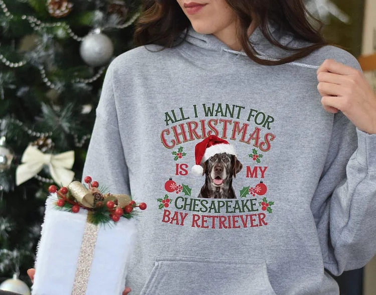All I Want For Christmas Is My Personalized Pet Christmas Sweatshirt Hoodie T-shirt