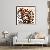 Coffee Gnome-14CT Stamped Cross Stitch 40*40cm/15.75*15.75in tapestrymarket