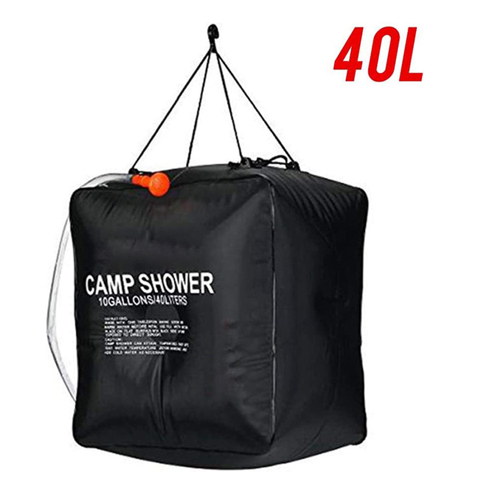 

40L Shower Bag Portable Solar Heated Outdoor Camping Hiking Water Bath Bags, 501 Original