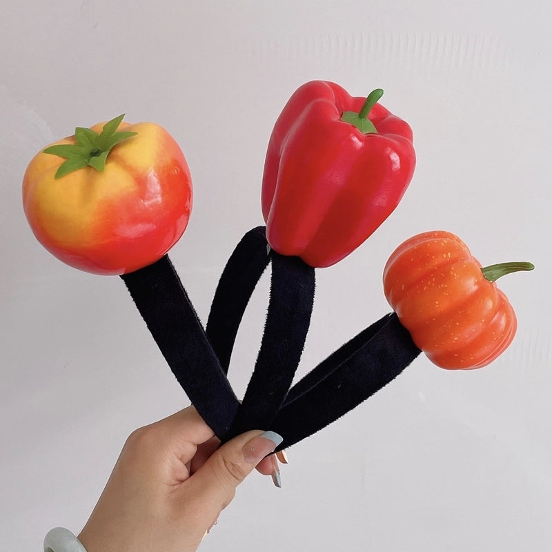 Women’s Cute Fruit Vegetable Mixed Materials Hair Band