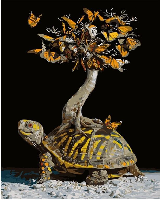 

Turtle back butterfly tree – Paint By Numbers - 40*50CM, 501 Original