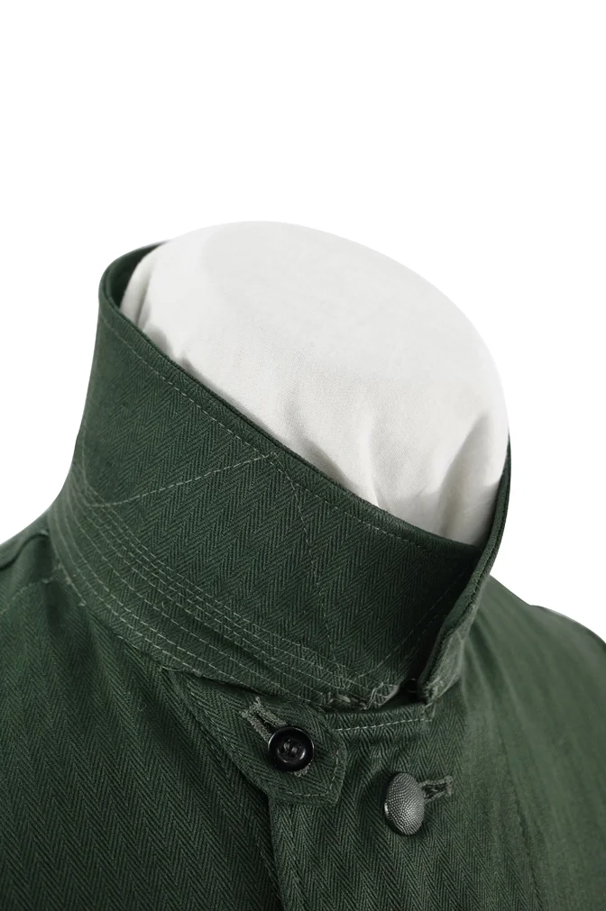   Luftwaffe German M1941 Summer HBT Reed Green Tunic German-Uniform