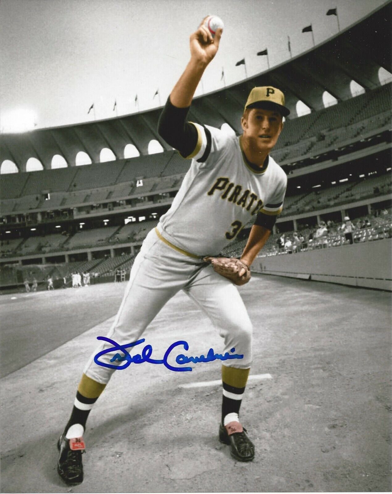 Fred Cambria Pittsburgh Pirates Autographed 8x10#2