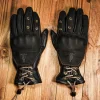 Retro Motorcycle Gloves Motorcycle Autumn And Winter Men And Women Sheepskin Anti-Fall Eindproof Knight Gloves