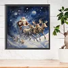 Diamond Painting-5D Full Round Drill Santa Reindeer
