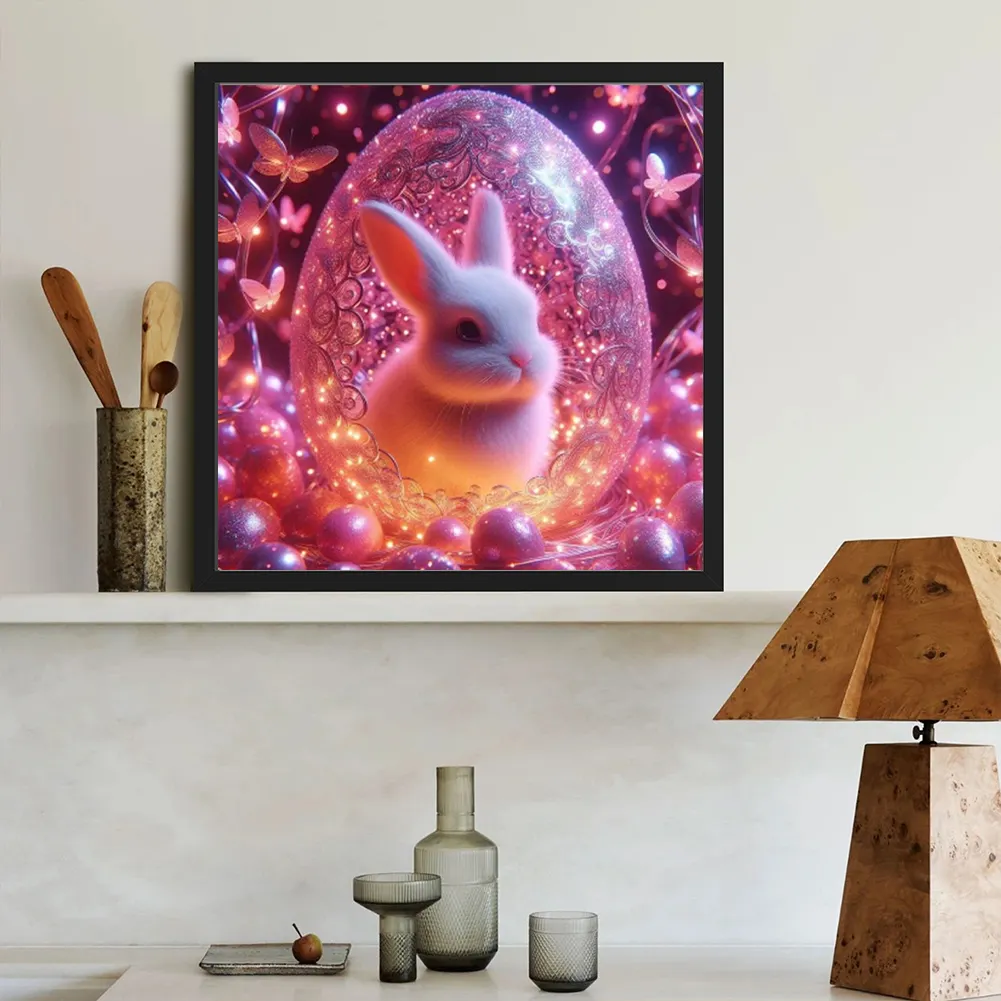 Diamond Painting - Full Round Drill - Rabbit(Canvas|40*40cm)