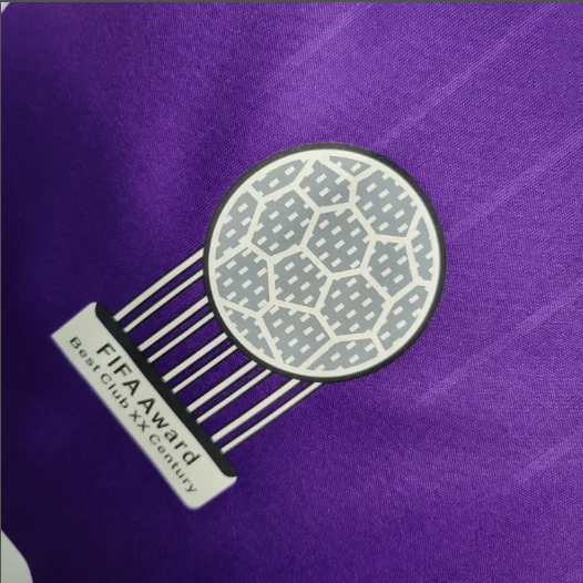 Retro 2006 Real Madrid Purple Football Shirt