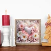 Bulles de fleurs en forme de c&oelig;ur pour la Saint-Valentin, kits sp&eacute;ciaux de peinture en forme de per&ccedil;age partiel 5D pour adultes d&eacute;butants, peintures e