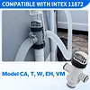 11872 Dual Split Hose Plunger Valve Hose Connector Pool Piston Valve Replacement