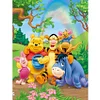 (Multi-Style) Disney Winnie the Pooh - 11CT Stamped Cross Stitch(Multi-Size)