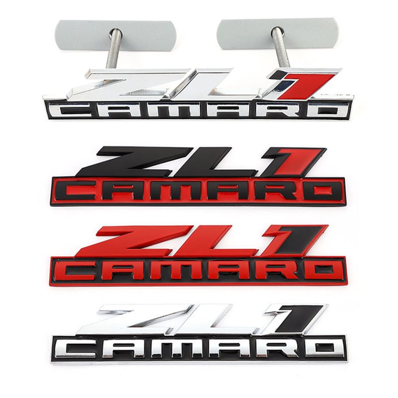 ZL1 Camaro Emblem Badge Decals Front Hood Grille for Chevrolet Camaro Colorado SIERRA voiturehub dxncar