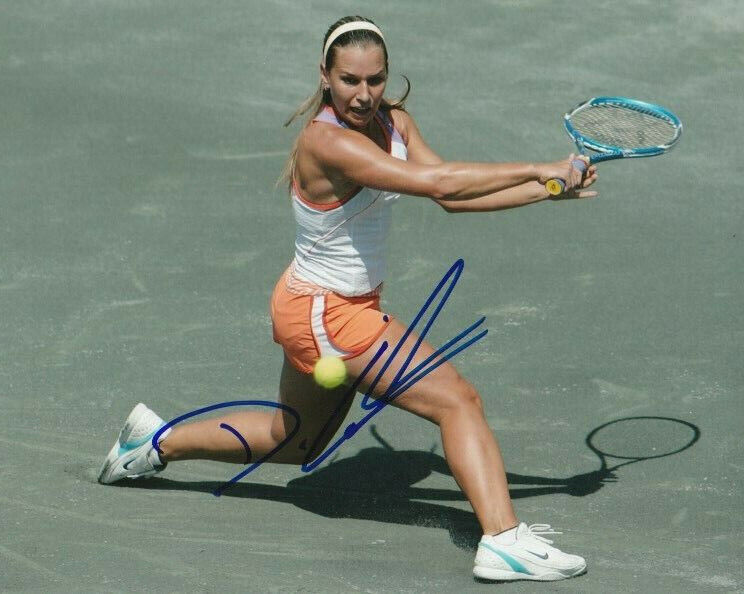 SEXY DOMINIKA CIBULKOVA SIGNED WTA TENNIS 8x10 Photo Poster painting #5 Autograph PROOF