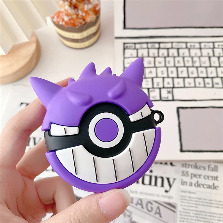 Pokemon Smiling Gengar AirPods Case weebmemes