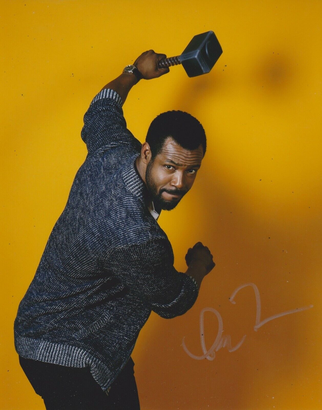 Isaiah Mustafa Signed Shadowhunters 10x8 Photo Poster painting AFTAL