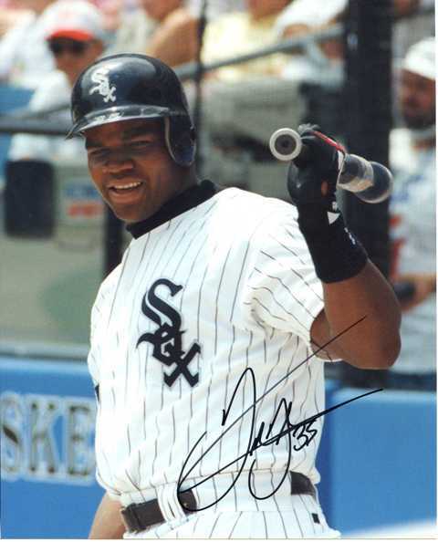 Frank Thomas Chicago White Sox HOF Autographed Signed 8x10 Photo Poster painting CFS COA