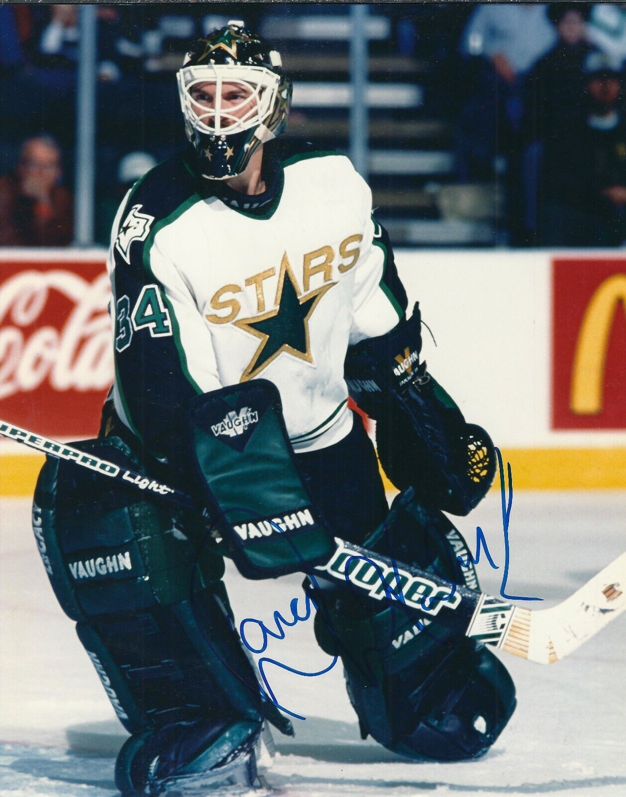 Signed 8x10 DARCY WAKALUK Dallas Stars Autographed Photo Poster painting - COA