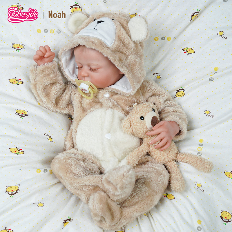 19 Inch reborn baby doll silicone full body toddler dolls toy rebirth  lifelike boys and girls cute newborn toy gift