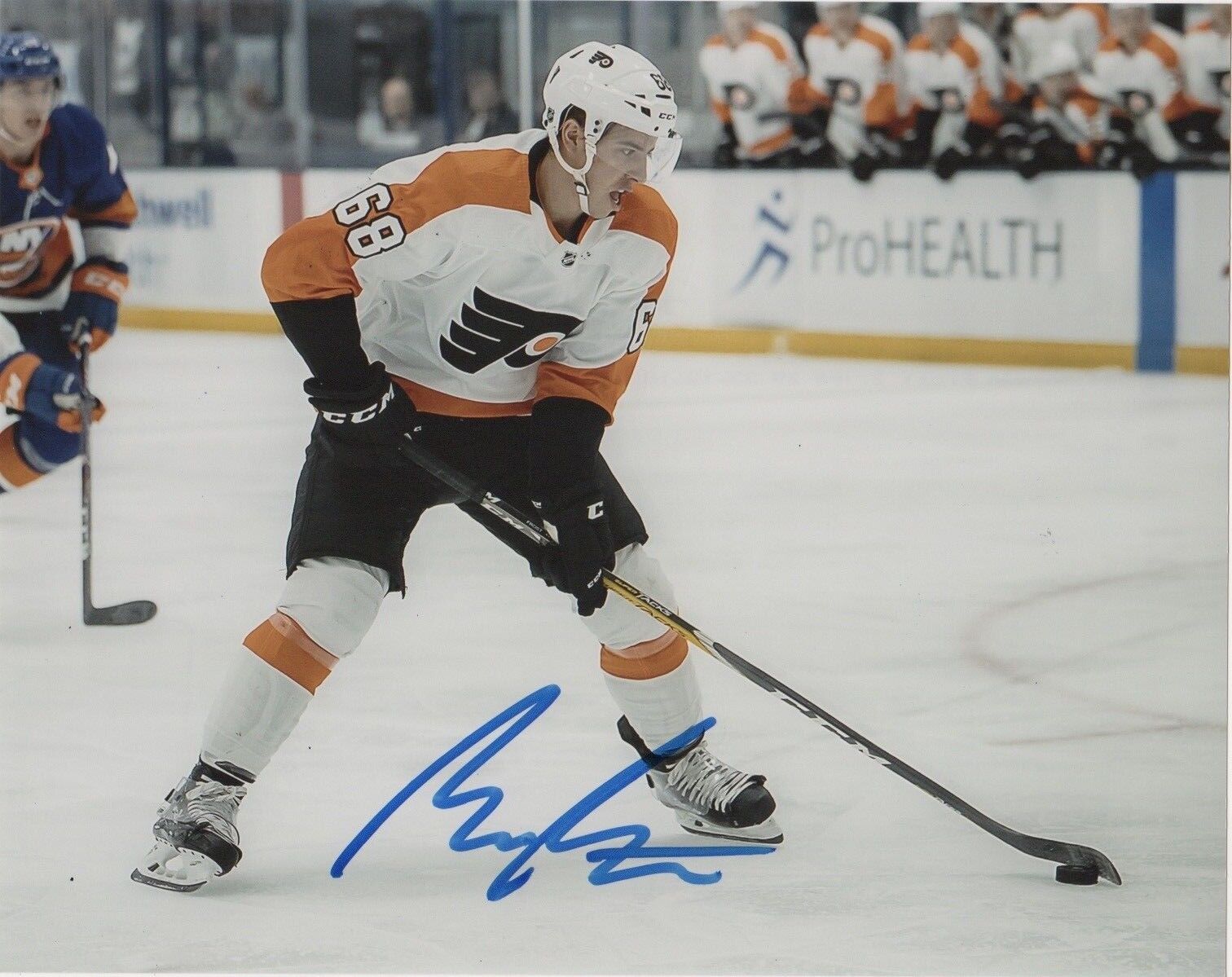 Philadelphia Flyers Morgan Frost Autographed Signed 8x10 NHL Photo Poster painting COA #2