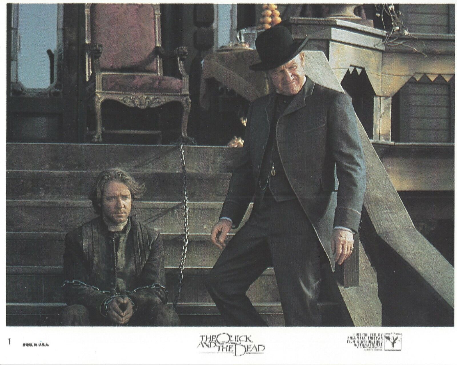 The Quick And The Dead Original 8x10 Lobby Card Poster Photo Poster painting 1995 #1 Stone