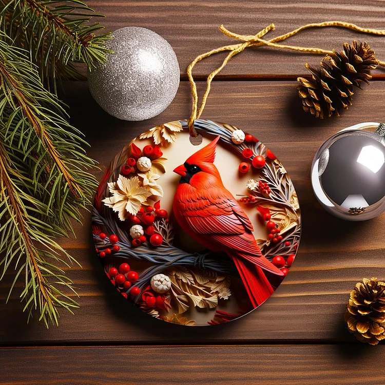 Cardinal Christmas Ornament