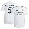 BELLINGHAM #5 Real Madrid Home Authentic Soccer Jersey 2024/25