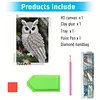 Owl-Special Shaped Diamond Painting