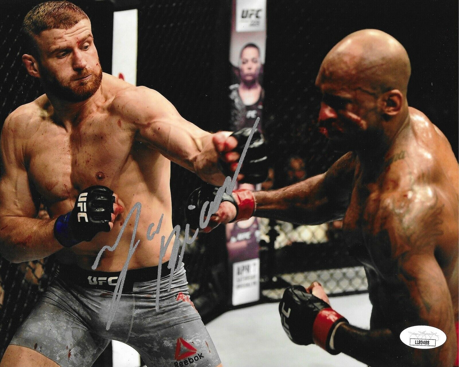 Jan Blachowicz Autographed 8x10 Photo Poster painting JSA COA UFC MMA Signed Champ Vs Ronaldo