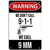 Funny Warning - Vintage Metal Signs(12*16Inch) - Warning