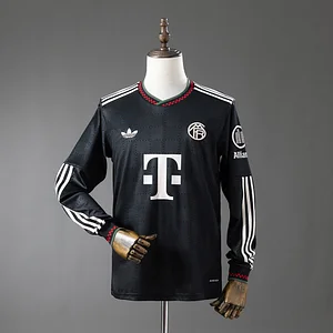 2025/2026 Long Sleeve Bayern Munich Third Away Football Shirt 1:1 Thai Quality