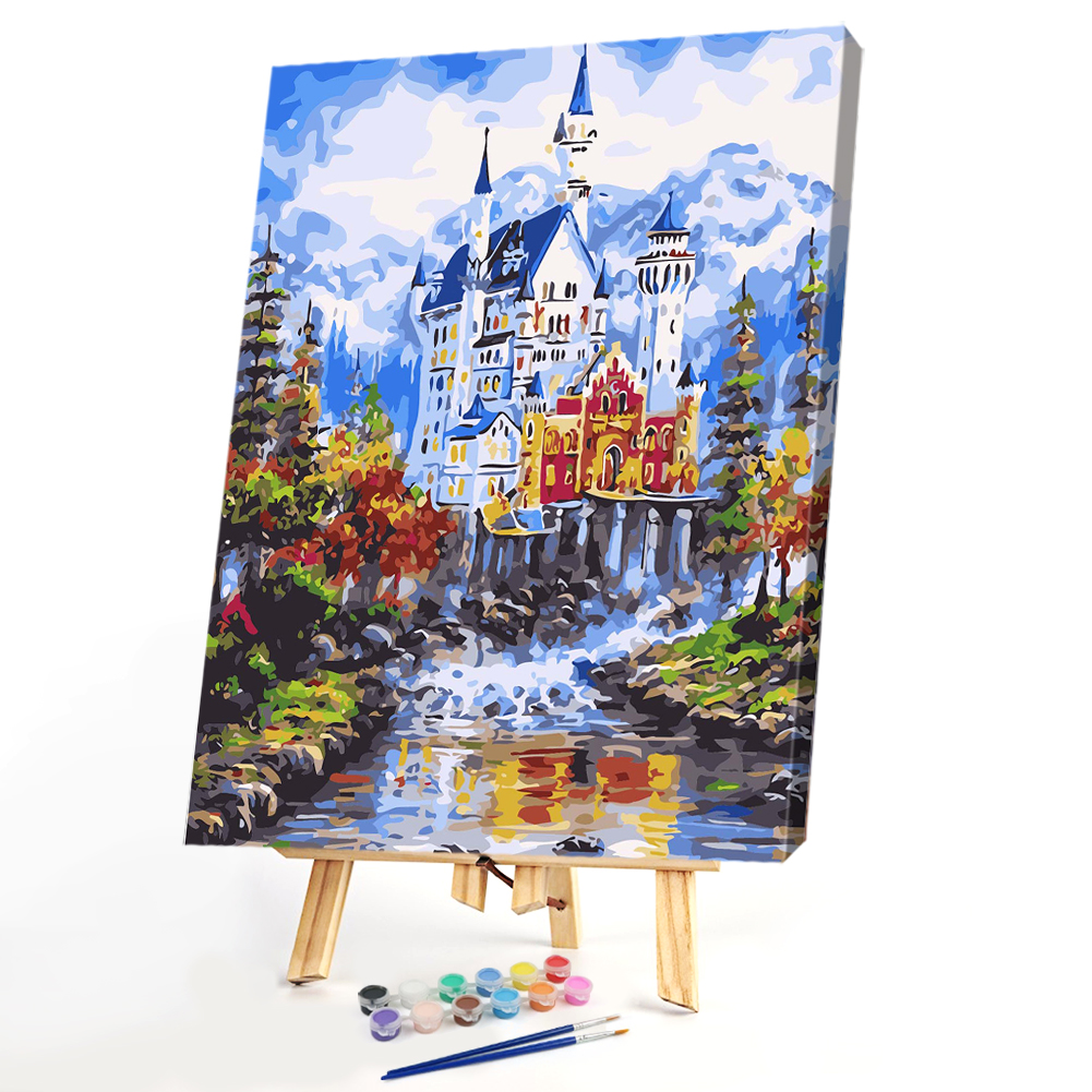 

40*50CM Paint By Numbers-Castle, 501 Original