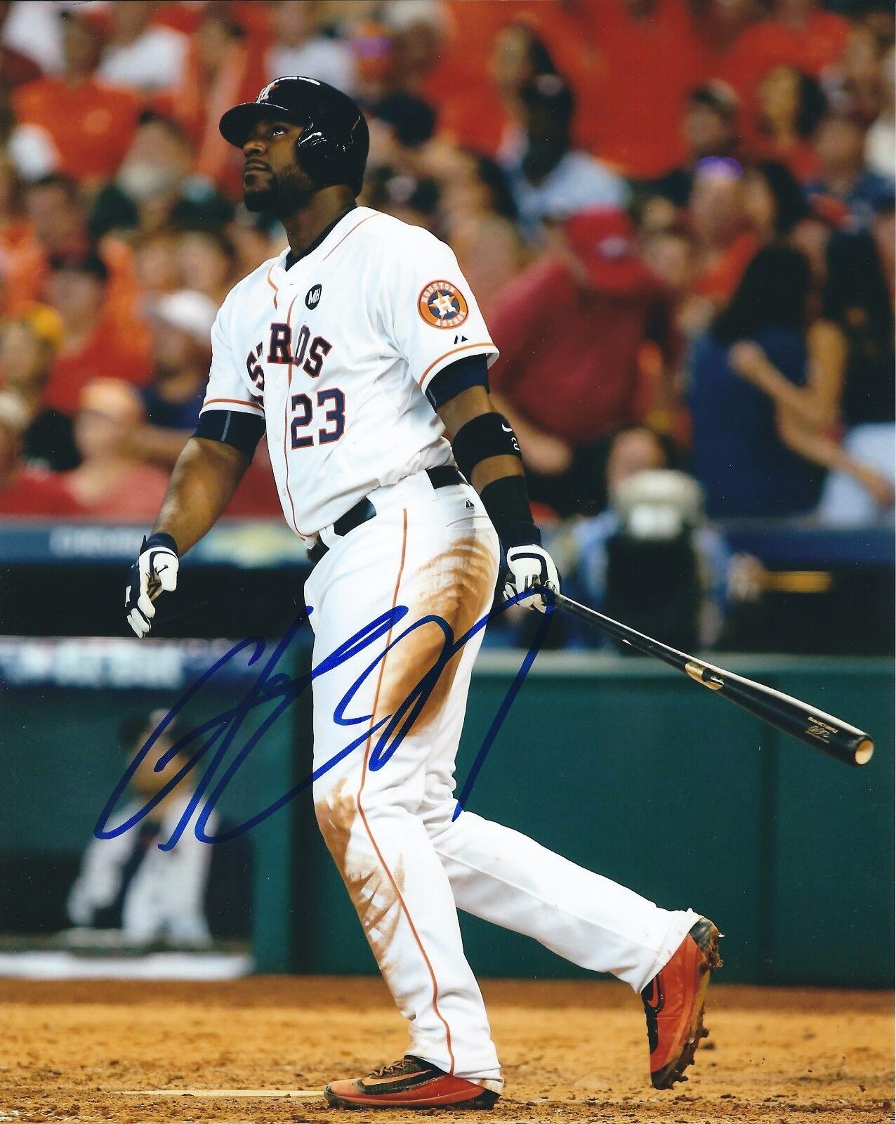 Signed 8x10 CHRIS CARTER Houston Astros Autographed Photo Poster painting - COA