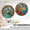2Pcs Pfau - 5d DIY Handwerk Anhänger