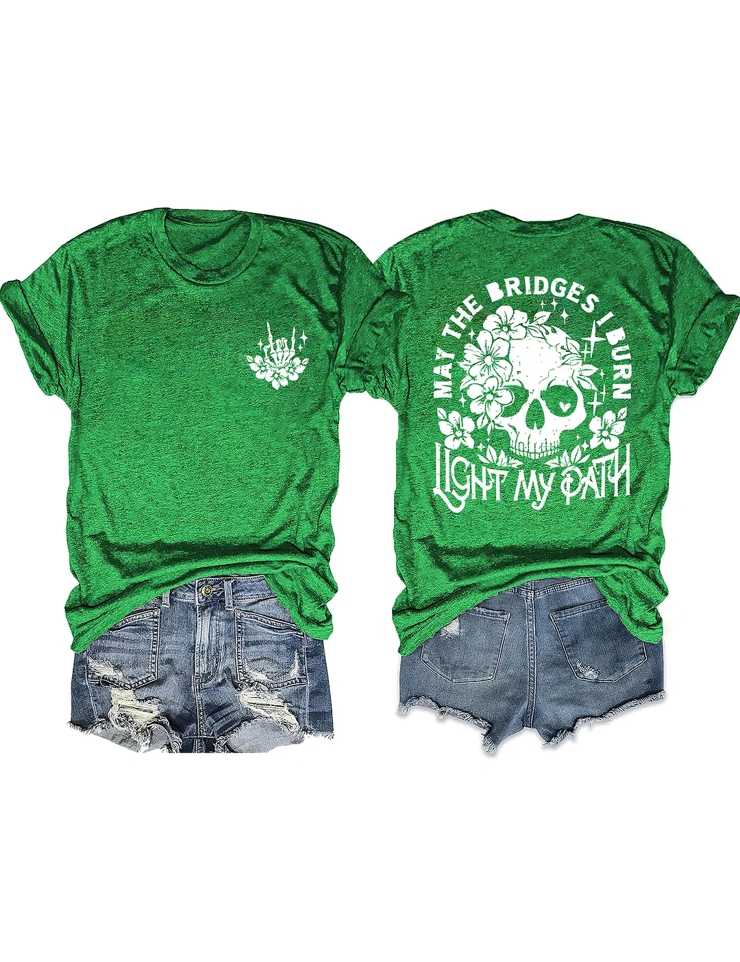 May The Bridges I Burn Light My Path T-shirt