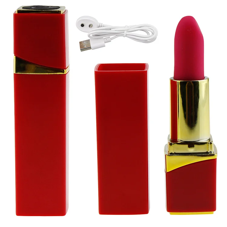 Pearlsvibe Rose Lipstick Vibrator G-Punkt 10 Vibrationsmodi