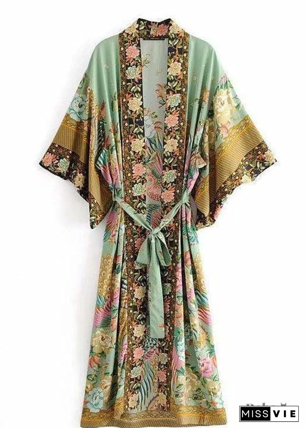 Women's Chic Paradise Boho Kimono Dress