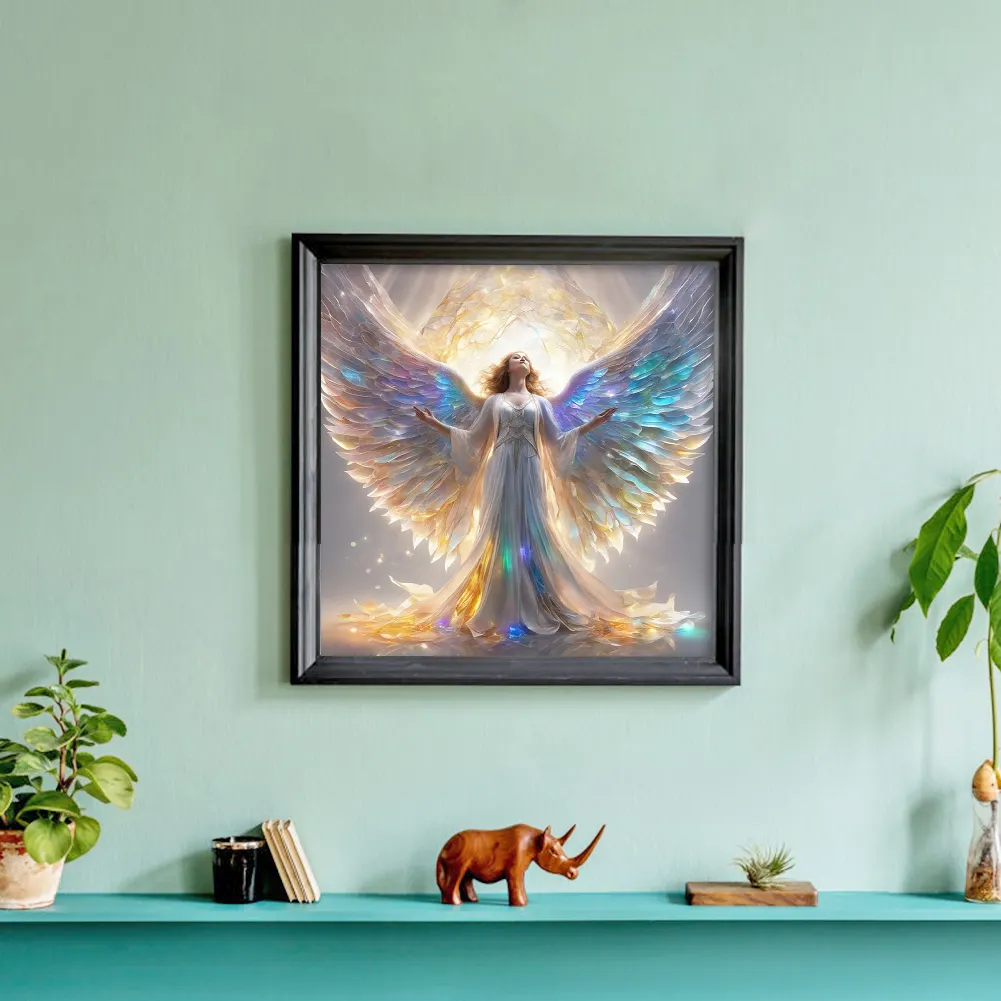 Diamond Painting - Full Round Drill - Winged Angel(Canvas|40*40cm)